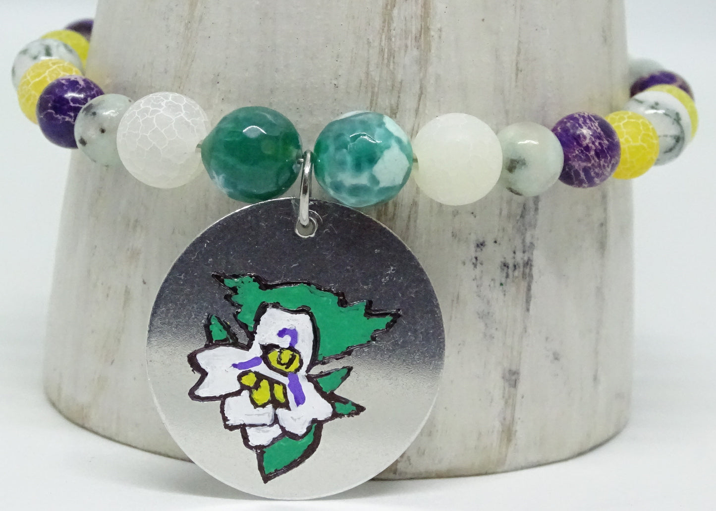 Irish Eyebright Flower Bracelet