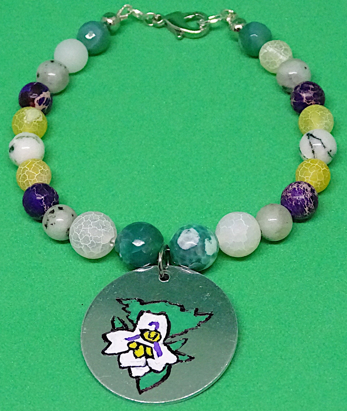 Irish Eyebright Flower Bracelet