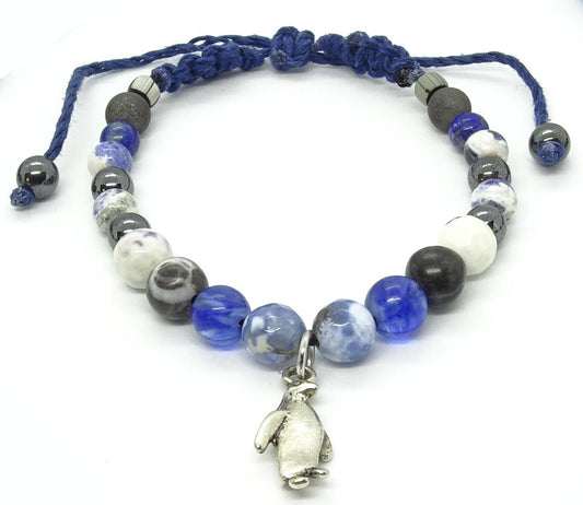 Adjustable Little Blue Penguin Bracelet