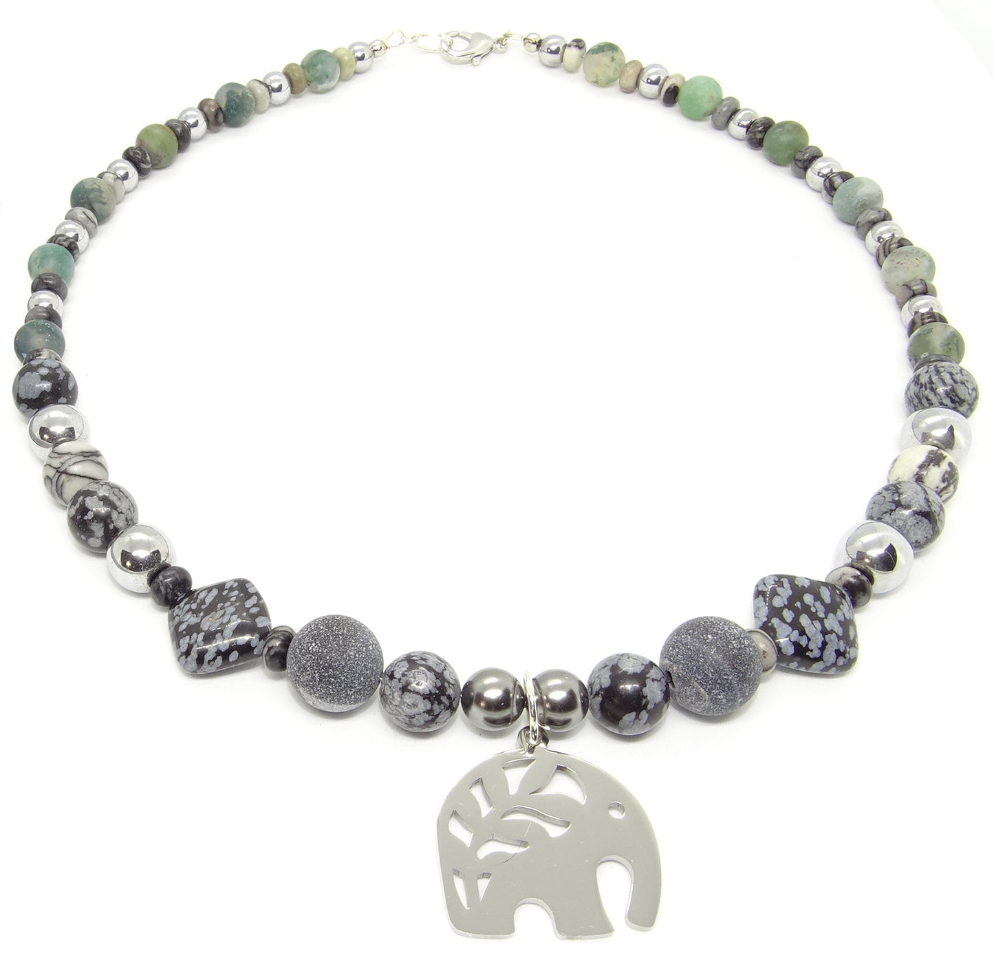 Forest Elephant Necklace