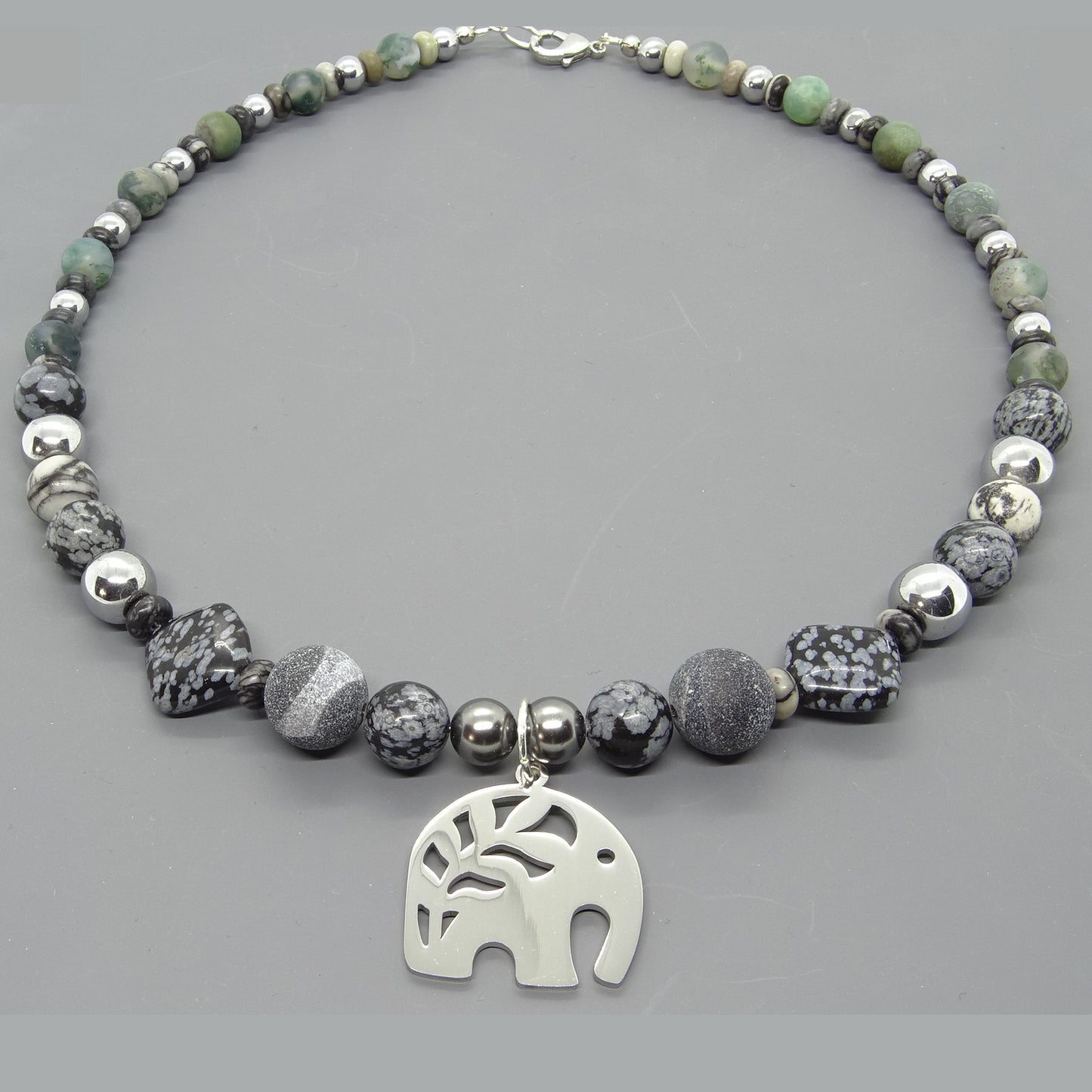 Forest Elephant Necklace