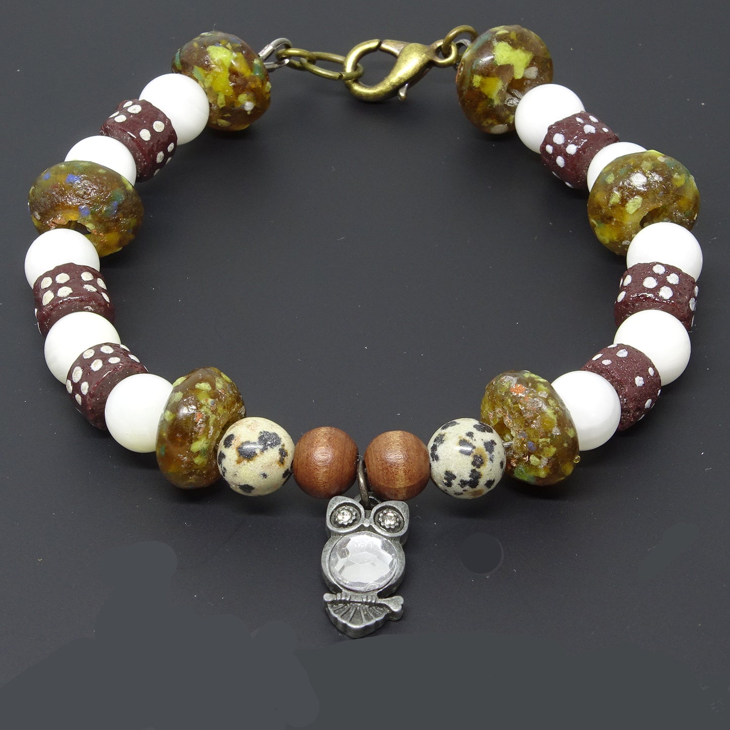 Spotted Owl Bracelet