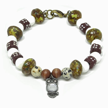 Spotted Owl Bracelet